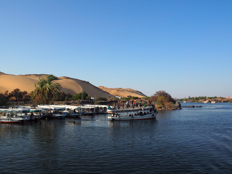 outdoors, 4K, building exterior, travel, sky, nautical vessel, passenger craft, copy space, blue, aswan, day, beauty in nature, luxor, architecture, transportation