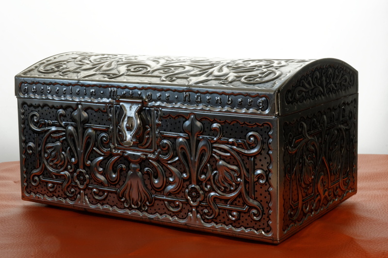 design, craft, treasure chest, 2K, metal, container, box, pattern, store, wealth, treasure, box - container, old, floral pattern, classical style, ancient