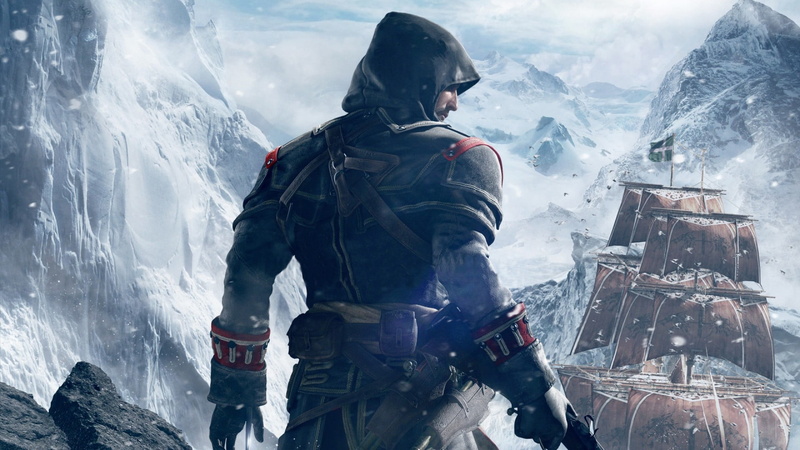  assassin, cold temperature, standing, activity, helmet, warm clothing, one person, mountain climbing, men, nature, 1080P, snow, Assassins Creed