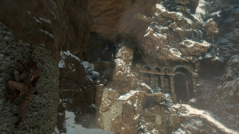 Tomb Raider, building, day, water, Lara Croft, cave, architecture, the past, no people, 1080P, history, rock, rock formation, solid, Rise of the Tomb Raider