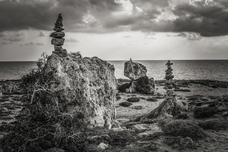 unesco heritage site, solid, ruined, scenics - nature, stones, nature, rock - object, no people, archaeology, cyprus, horizon over water, built structure