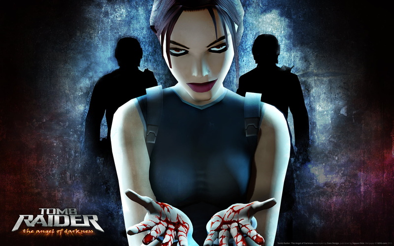 human representation, damaged, Lara Croft, three quarter length, digital composite, real people, wall - building feature, waist up, standing, Tomb Raider VI: The Angel of Darkness