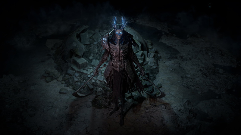 digital, artwork, digital art, grinding gear games, 1080P, Path of Exile, scythe