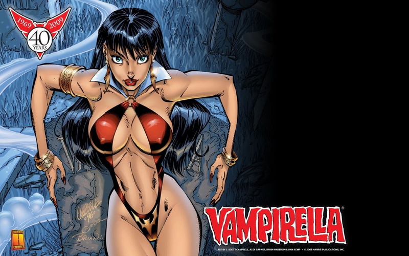 vampirella, comics, hd, 720P