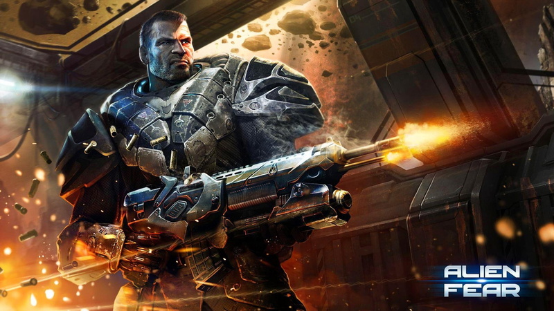 shooter, 1080P, sci-fi, game, games, alien fear, alien, fear