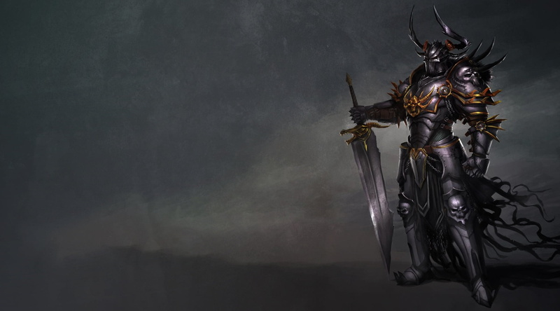 BEAT, Blade, Man, Art, Chaos Knight, Minimalism, Sword, 1080P, Armor, Knight, Style, Warrior, Fantasy