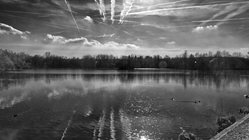 5K, lake, land, no people, scenics - nature, pond, rue du haut villiers, étang, animal, sky, cloud, waterfront, weather, non-urban scene, water, day, france