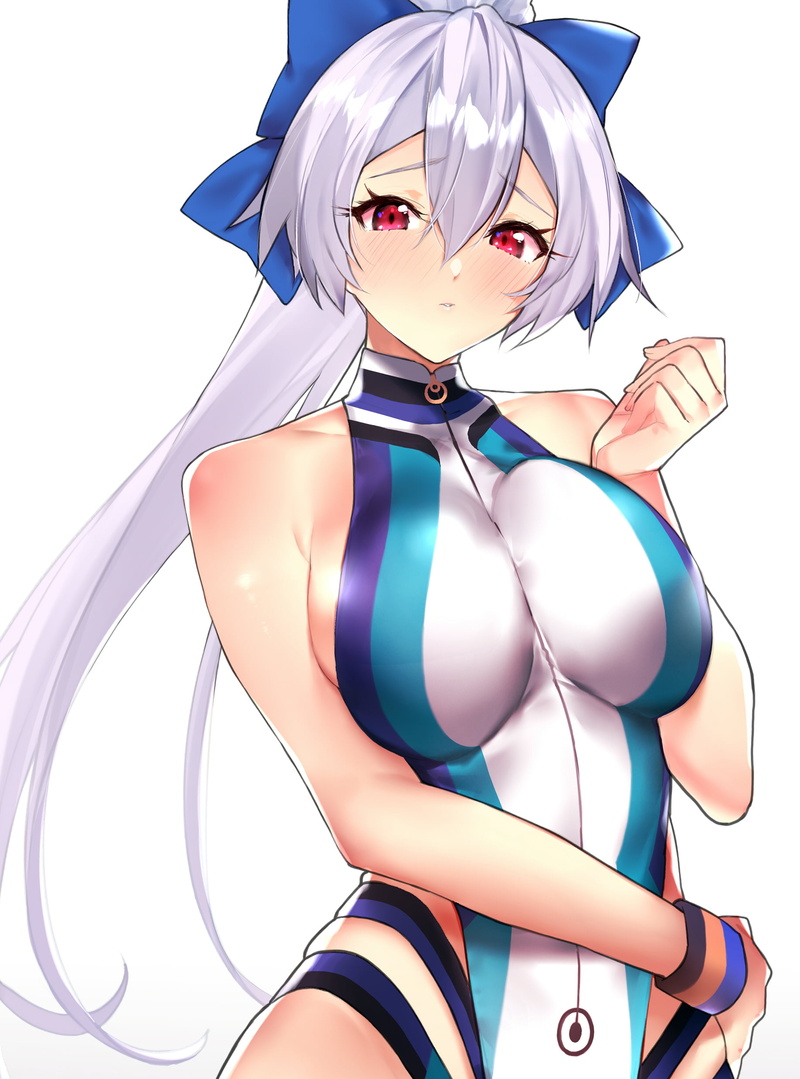 Fate/Grand Order, Remora180, Fate Series, white hair, Tomoe Gozen (Fate/Grand Order), 1080P, anime girls