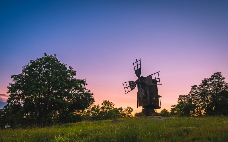 In new hampshire, nature, Finland, sunset, 2K, mill