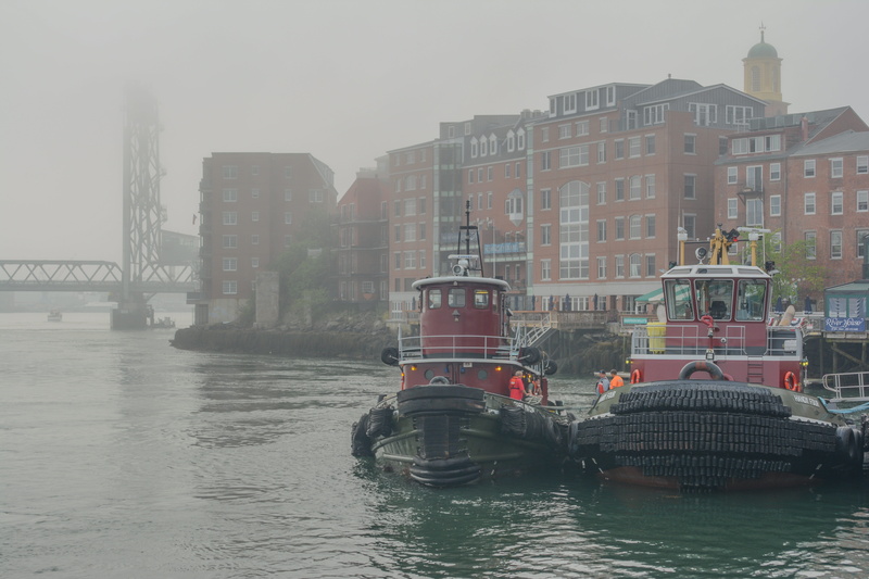 river, portsmouth, built structure, coastal, rocky, water, city, nature, architecture, 5K, day, waterfront, sky, building exterior, passenger craft, coastline