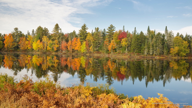 reservoir, hampshire, Fall, new, pontook, dummer, 2K