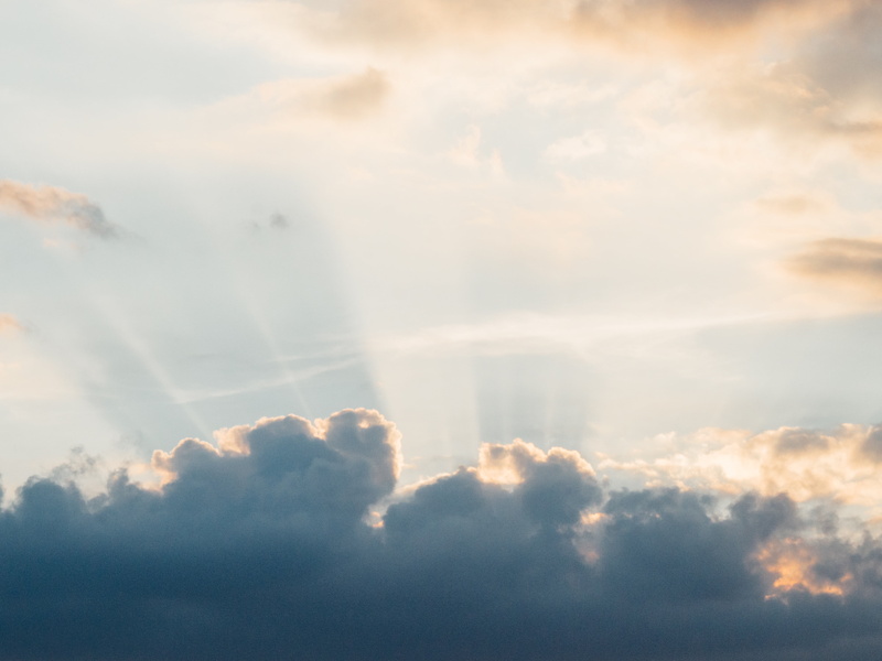 sunshine, idyllic, clouds, sky only, no people, nature, sunlight, eye, cloud - sky, cloudscape, heaven, light, s, sunbeam, scenics - nature, softness, sun rays
