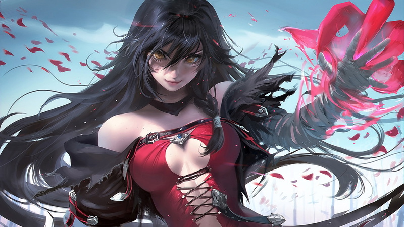 Velvet Crowe, Anime girl, HD, 2K