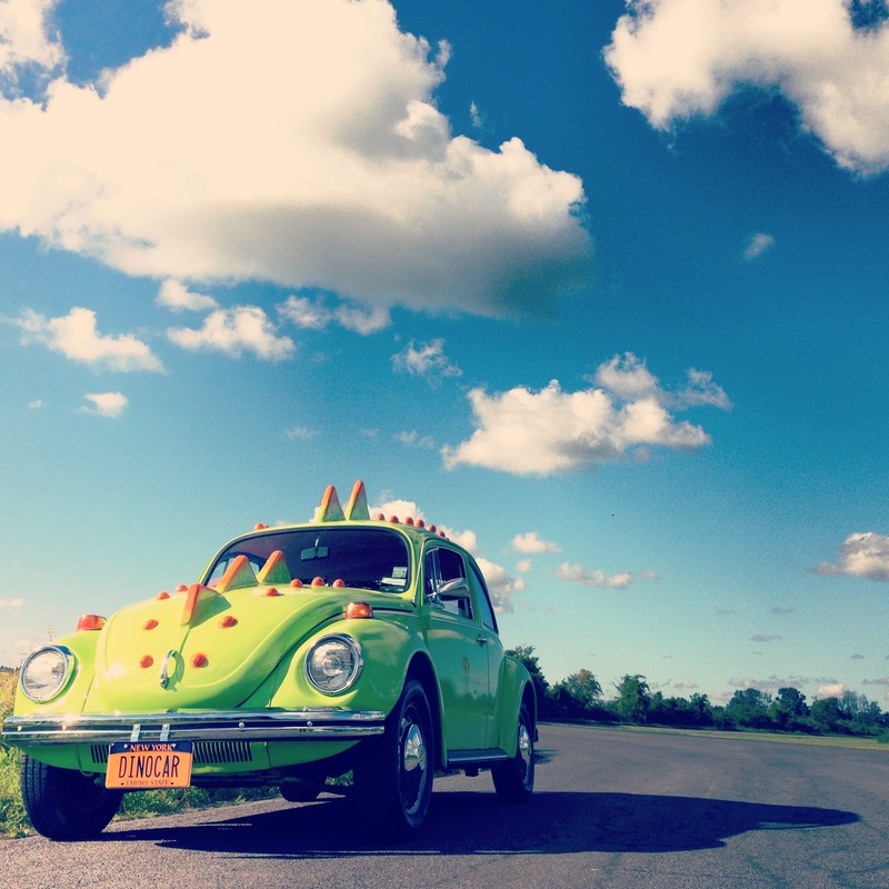rod trip, land vehicle, vw beetle, nature, automobile, blue, colors, classic car, beetle, the past, day, stationary, no people, road, green, crazy, volkswagen