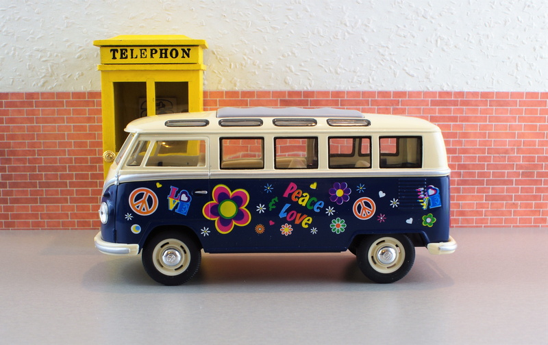 Vw, camping bus, multi colored, text, vintage, building exterior, land vehicle, outdoors, wall, car, motor vehicle, retro, volkswagen vw, toys, camper