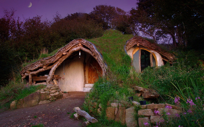 hobbit, fantasy, houses, 1080P