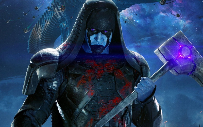 metal, Movie, work helmet, nature, indoors, portrait, blue, Ronan the Accuser, military, technology, Lee Pace, looking at camera, human representation