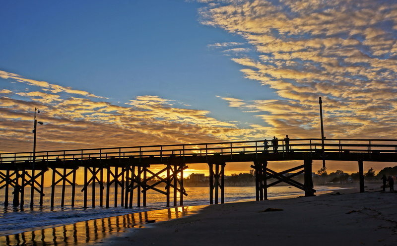 Sony, nex7, santabarbara, Pier, Beach, Clouds, goleta, santa, Sunset, Silhouette, geotagged, barbara, California, 5K, January, sonynex7, unitedstates