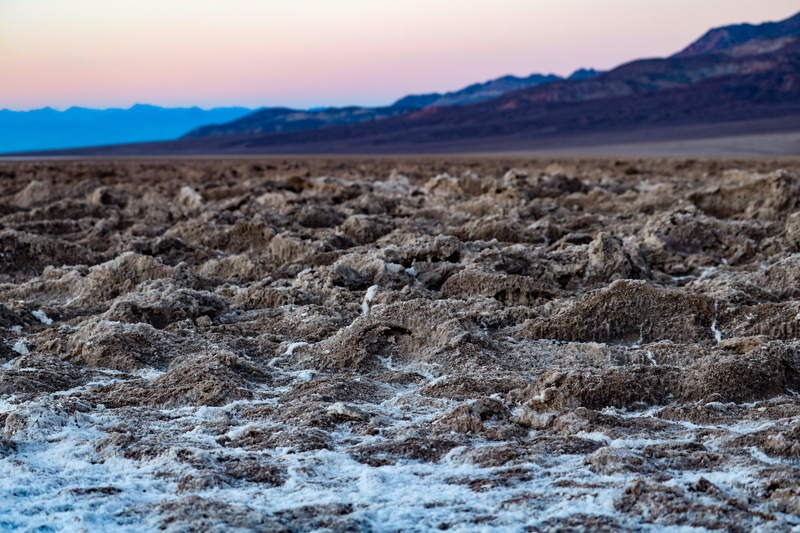sand, rock - object, leisure activities, arid climate, desert, 5K, land, breaking, rocky, basin, ground, mud, sky, no people, sunset, beach, climate, badwater basin