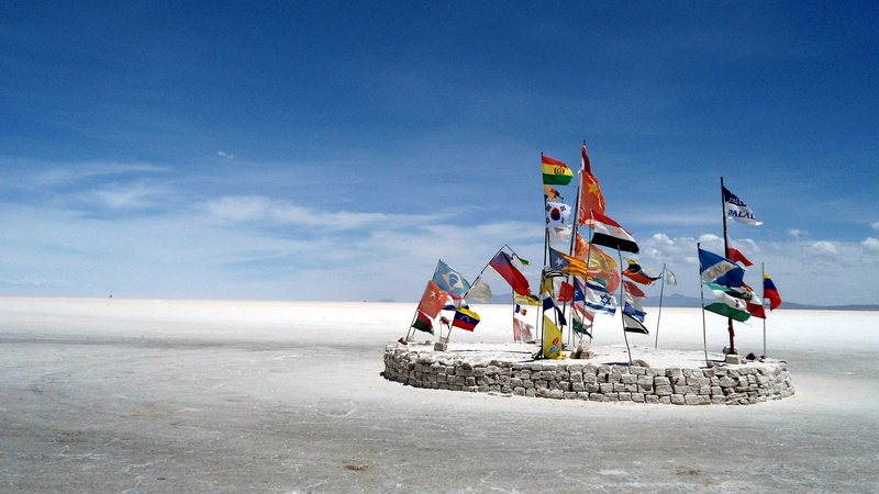 white, stones, lonelyplanet, country, multinational, horizon over water, group of people, salt, land, transportation, windy, flags, travel, flat, assorted