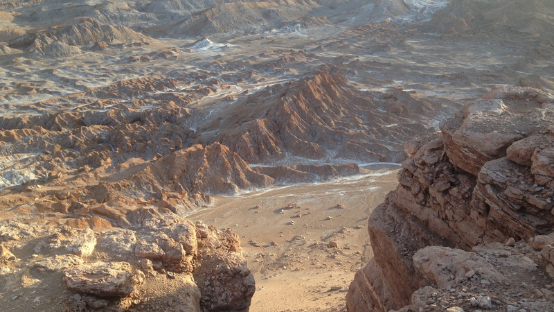 physical geography, hot, andes, environment, atacama desert, non-urban scene, rock - object, landscape, day, beauty in nature, high angle view, rock, chile