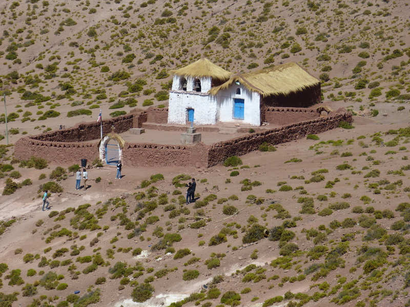 building, high angle view, environment, 4K, plant, arid climate, beauty in nature, church, house, andes, chile, desert, no people, south america, day