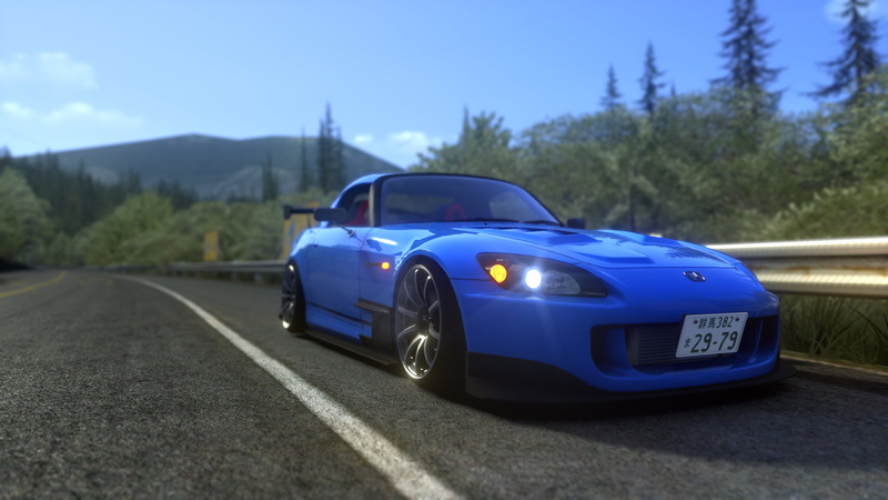 car, Touge, blue, 4K, Honda S2000