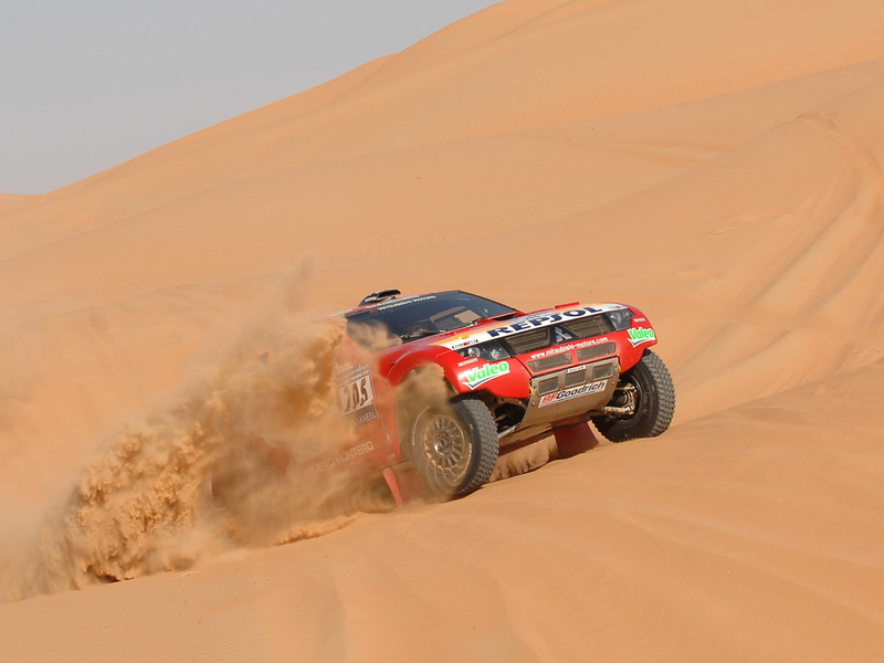 dakar, mpr13, mitsubishi, race, pajero, montero, 2007, suv, racing, offroad, evolution, 720P