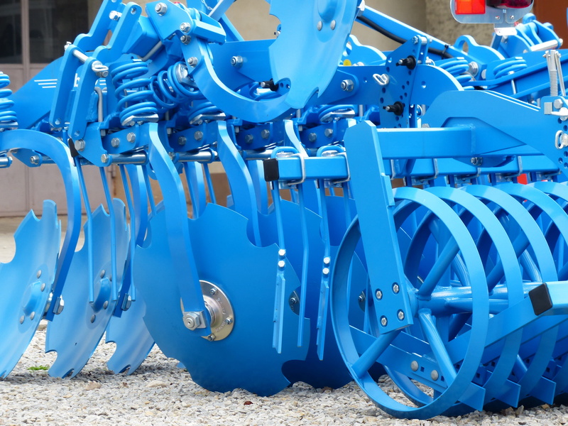 repetition, manufacturing equipment, in a row, Disc Harrow, sunlight, industry, machine part, pattern, arable, land, agricultural, 4K, agriculture, ground