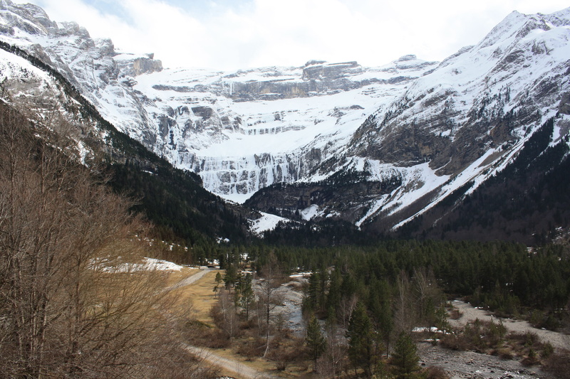 gavarnie, clouds, plant, scenics - nature, pyrenees, sky, snowcapped mountain, day, snow, nature, tranquility, environment, hiking, outdoors, mountain range