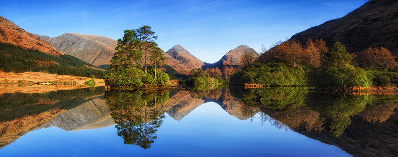 stunning, 5K, lochanurr, tranquil scene, glenetive, Reflection, sky, waterfront, travel destinations, scenics - nature, water, tranquility, no people