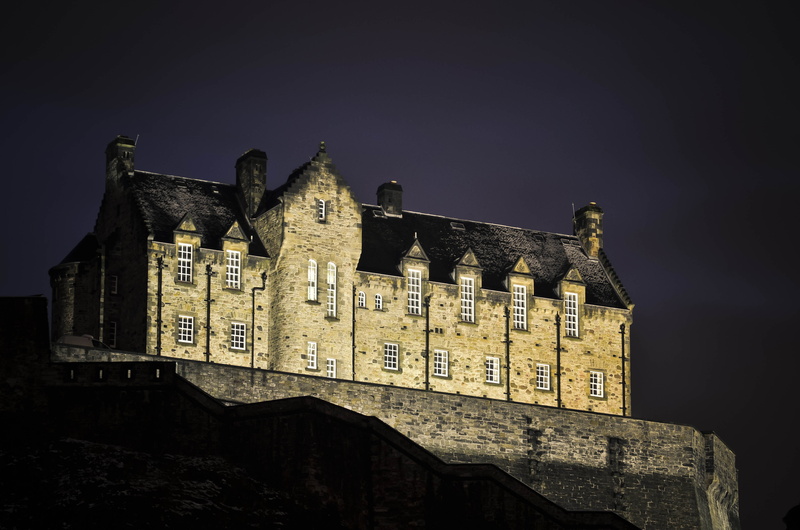 window, sky, travel destinations, the past, residential district, long exposure, nature, low angle view, old, building, edinburgh castle, city, no people