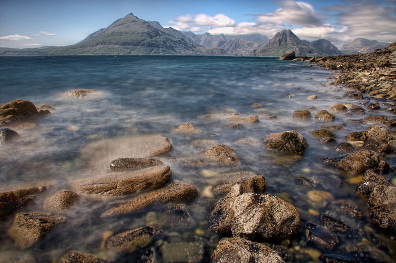 Strathaird, outdoors, Auto_Focus, summer, 4K, fragments, beauty In Nature, Loch Coruisk, scenics, water, mountain Peak, Skye  Cuillin, sky, rock - Object