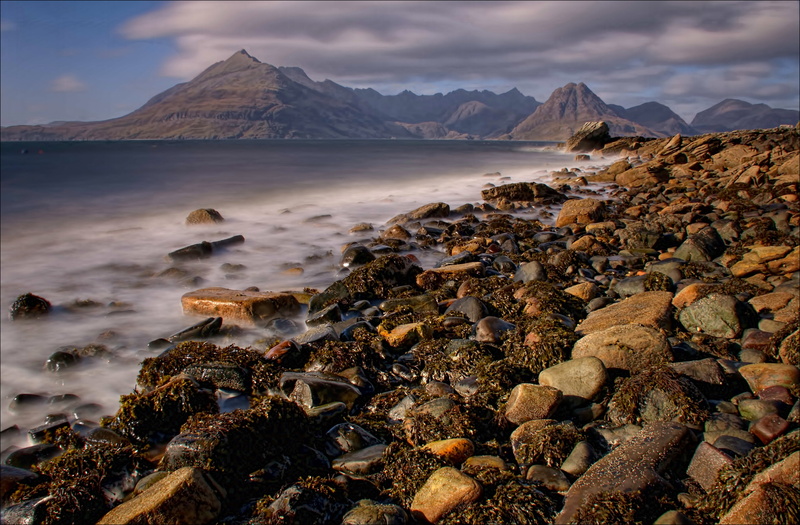 nature, sky, cloud - Sky, sea, scenics, Elgol, beauty In Nature, travel, outdoors, iceland, summer, Beach, seashore, landscape, mountain, Harbour, Skye  Cuillin