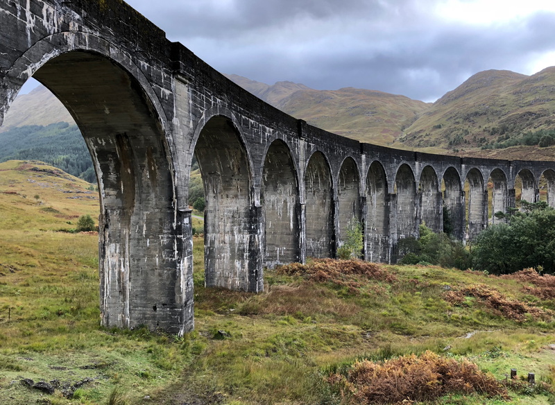 harry potter, arch, scenics - nature, glennfinnan, outdoors, sky, connection, environment, bridge - man made structure, historically, mountain, nature