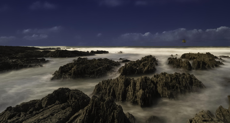 photo, 5K, rock - Object, Mayday, Croyde, Explore, landscape, wave, sea, scenics, mountains, rocks, rocky mountains, coastline, sky, nature, exposure
