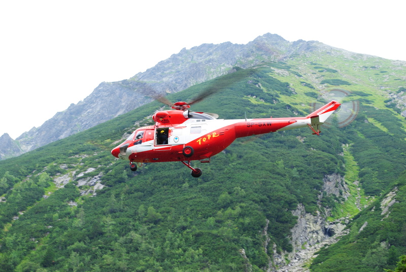 view, landscape, poland, help, mountain range, airplane, topr, adventure, top, non-urban scene, the mountain rescue service, helikoter, air vehicle, outdoors