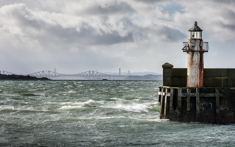 lighthouse, Burntisland (Scotland), 1080P, River Forth (Scotland), Scotland