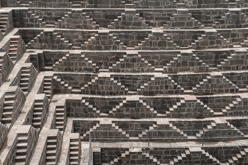 built structure, india, outdoor, steps, stepwell, flooring, outdoors, elcarito, backgrounds, wall - building feature, residential district, textured, step