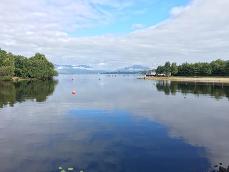 water, tree, tranquility, no people, alexandria, cloud - sky, non-urban scene, 4K, loch lomond, lake, reflection, sky, united kingdom, idyllic, beauty in nature