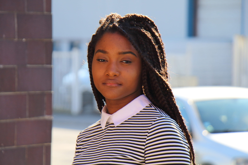 sky, hair, curly hair, shine, lips, bottom, black hair, one person, headshot, looking at camera, women, carraibean, nose, standing, lipstick, lady, lifestyles