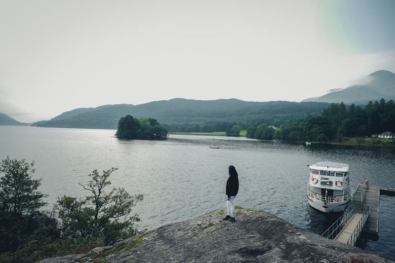 no people, beauty in nature, mountain range, plant, tree, nature, 4K, tranquil scene, mode of transportation, unitedkingdom, nautical vessel, mountain