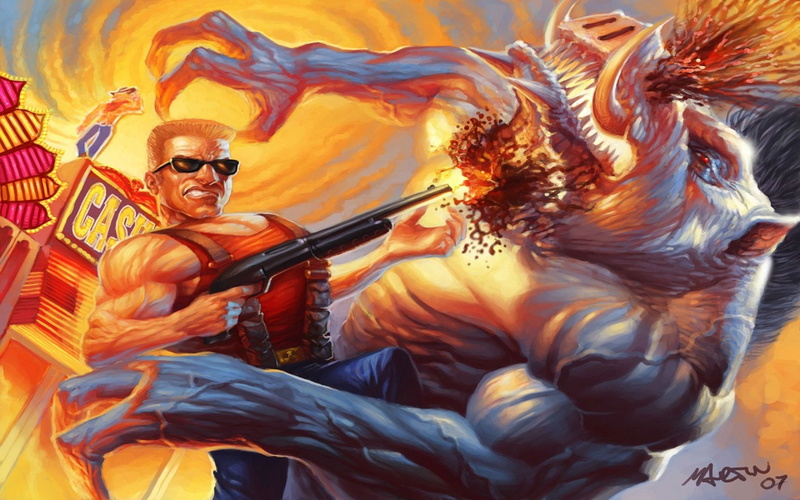 warrior, 1080P, duke, nukem, shooter, action
