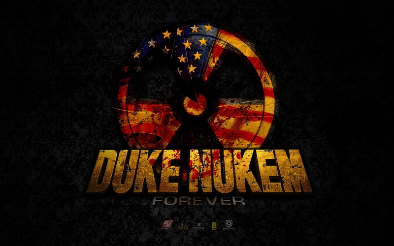 duke nukem forever, flag, 1080P, blood, sign, emblem