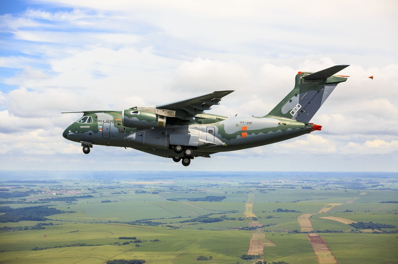 Embraer KC-390, Transport Aircraft, 1080P, Warplane, Aircraft, Military