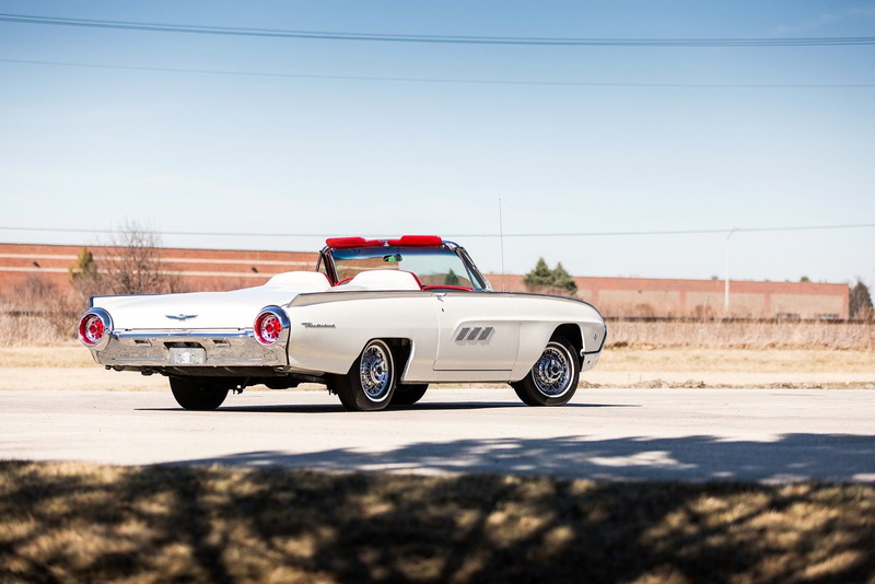 sports, 340, ford, 1963, classic, roadster, thunderbird, 390, white, 720P, cars