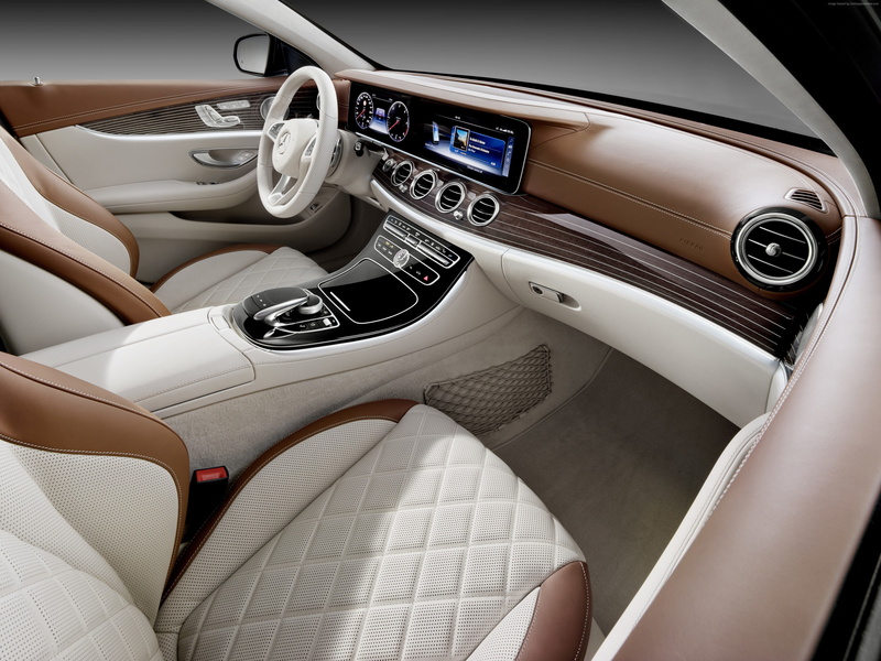 interior, 4K, luxury cars, Mercedes-Benz E 200 d Exclusive Line Estate