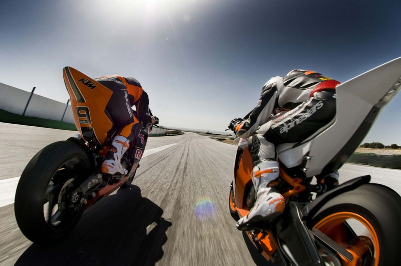 ktm 1190 rc8r, two people, lens flare, land vehicle, outdoors, adventure, transportation, sunlight, nature, sport, rear view, road trip, travel, sky, extreme sports
