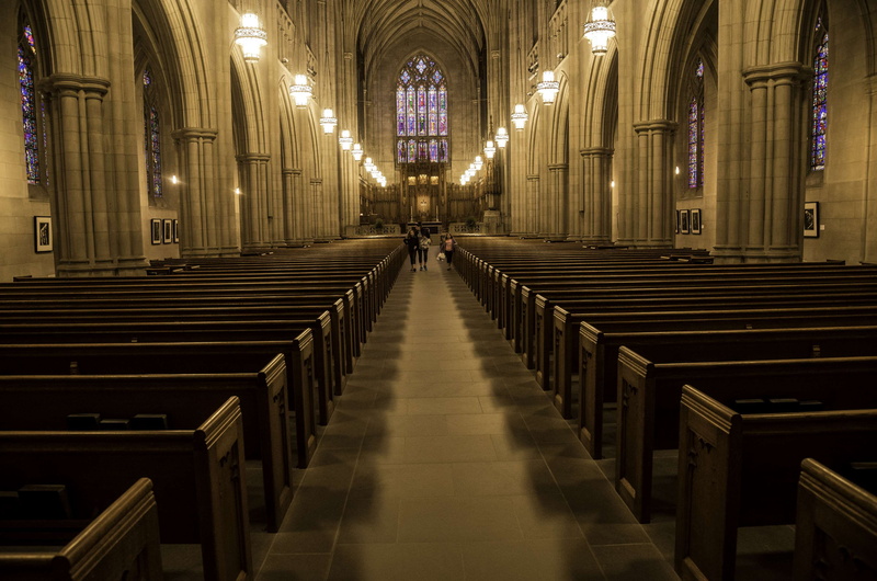 christianity, altar, chapel, 4K, bench, glass, illuminated, prayer, lights, religion, seats, built structure, spirituality, building, the way forward