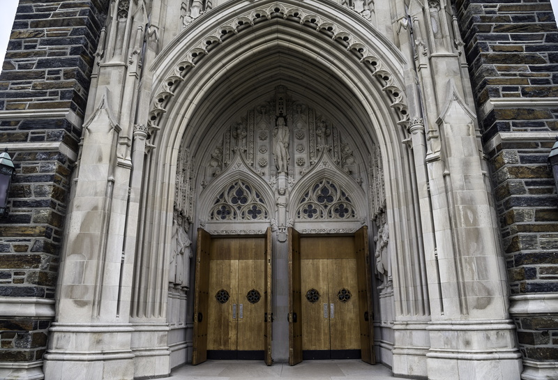 public domain, North Carolina, history, architecture, architectural column, Duke Chapel, north carolina, religion, Door, arch, Cathedral, building Exterior
